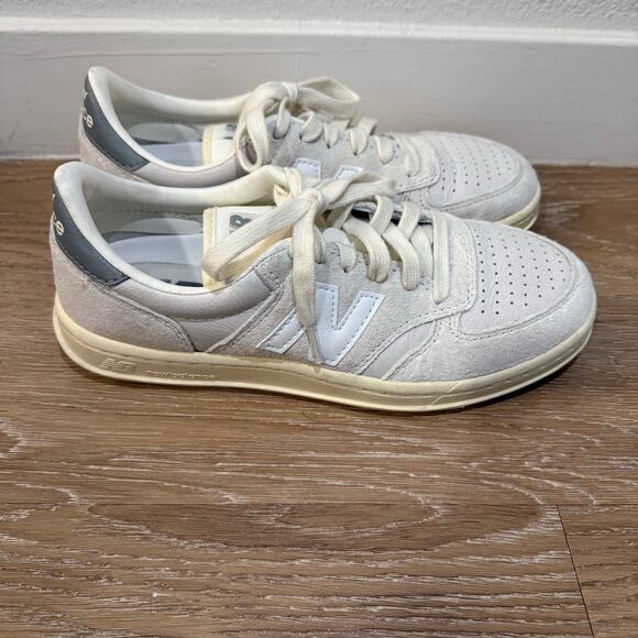 New Balance Gray Cream Unisex T500 Sneakers Mens 7.5 Womens 9.5 main image 8